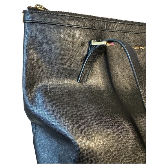 Cynthia Rowley Black Leather Handbag - Picture 7 of 11